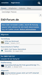 Mobile Screenshot of e60-forum.de